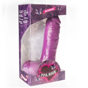 PINK ROOM - ANTON REALISTYCZNE DILDO FIOLETOWE 21,5 CM